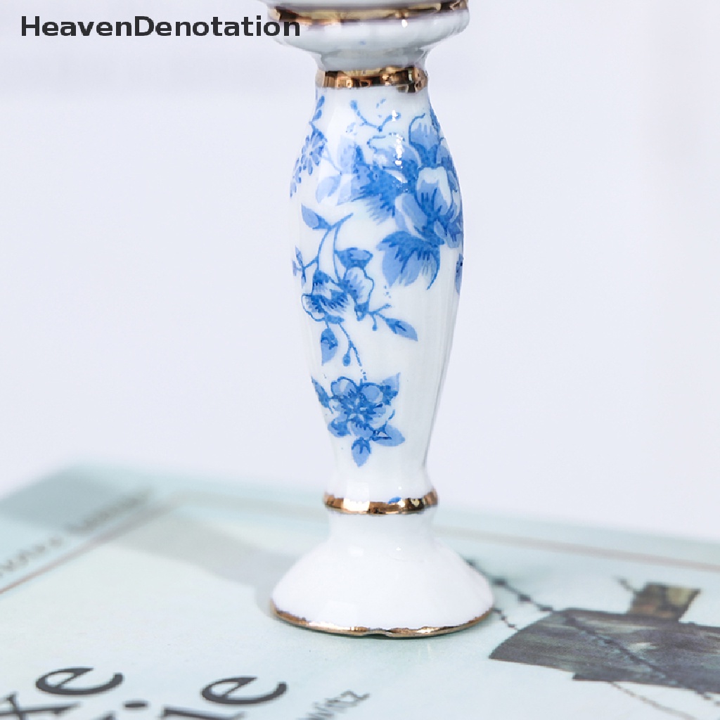 [HeavenDenotation] Dollhouse Miniature 1:12 DIY Garden Rome ceramics Flower Pot Exterior Decoration