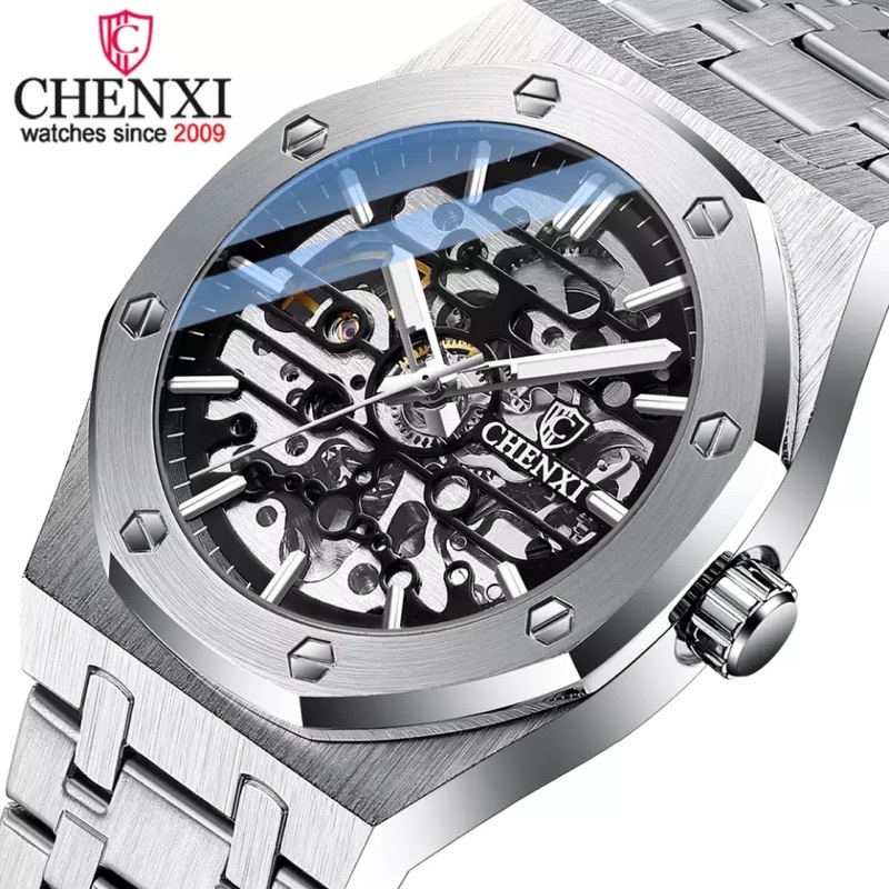 Jam Tangan Pria Automatic Homage AP Royal Oak Stainless Steel Luxury Chenxi