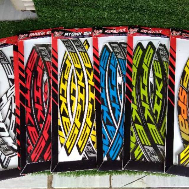 STIKER RIM PLK SEPEDA MTB SPANK SPIKE