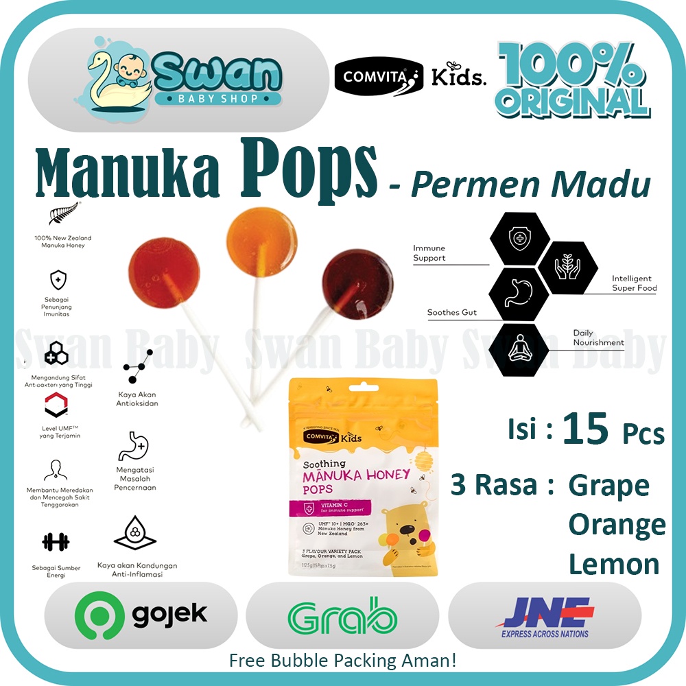 Comvita Kids Soothing Pops with UMF 10+ Manuka Honey