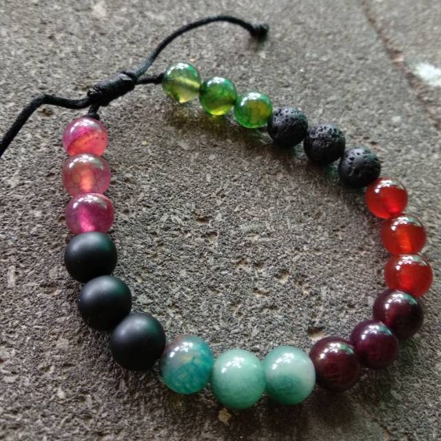 Gelang Batu Warna-warni#7