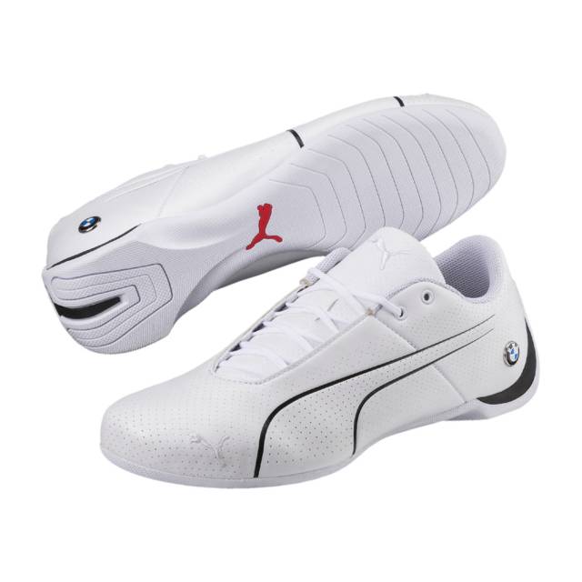 SEPATU PUMA BMW MMS FUTURE WHITE & BLACK  ORIGINAL