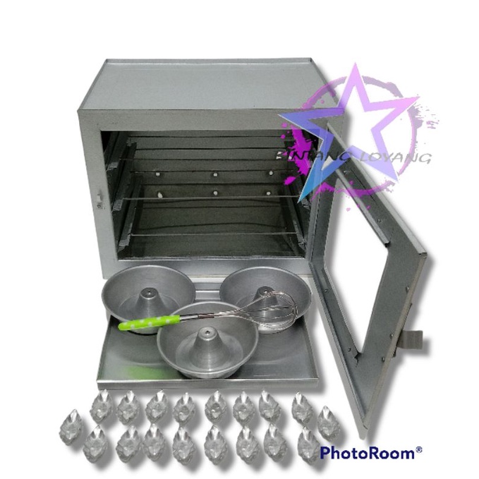 oven kompor tangkring 3 susun / oven kue gratis loyang dan cetakan kue kering