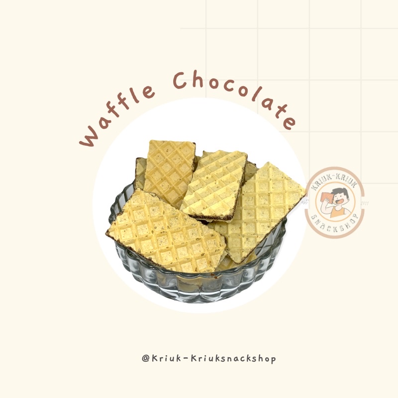 

WAFFLE CHOCOLATE//WAFFER COKLAT//NISSIN WAFFLE COKLAT//KRIUK-KRIUKSNACKSHOP MALANG