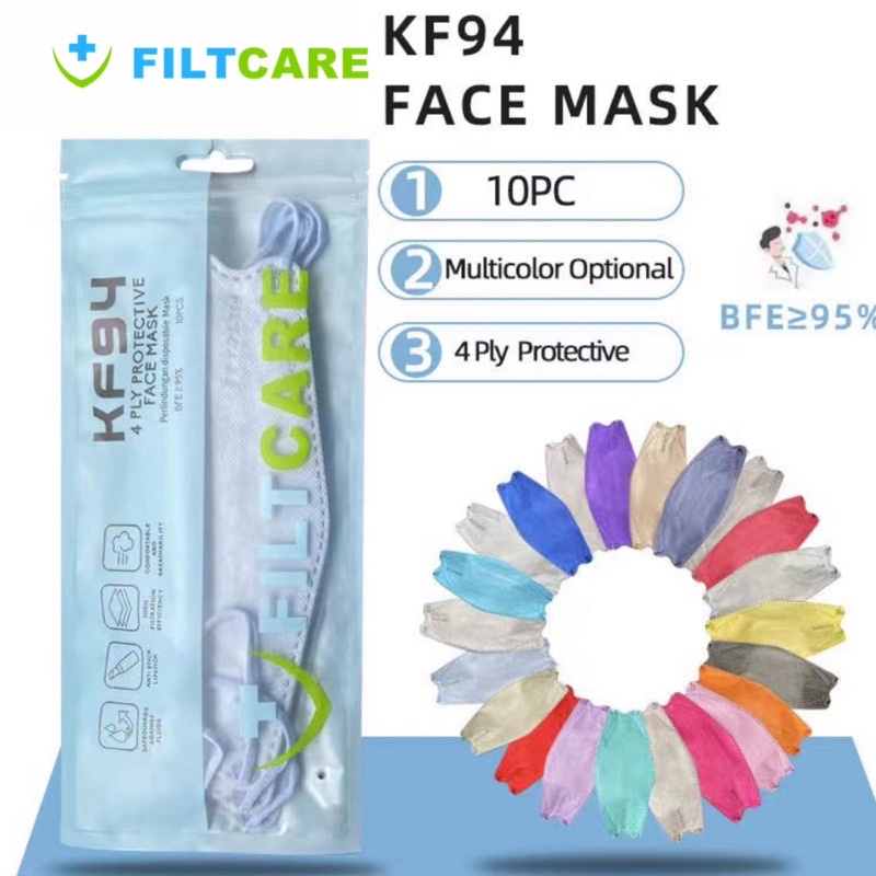 Masker KF94 Korea FILTCARE Isi 10 pcs