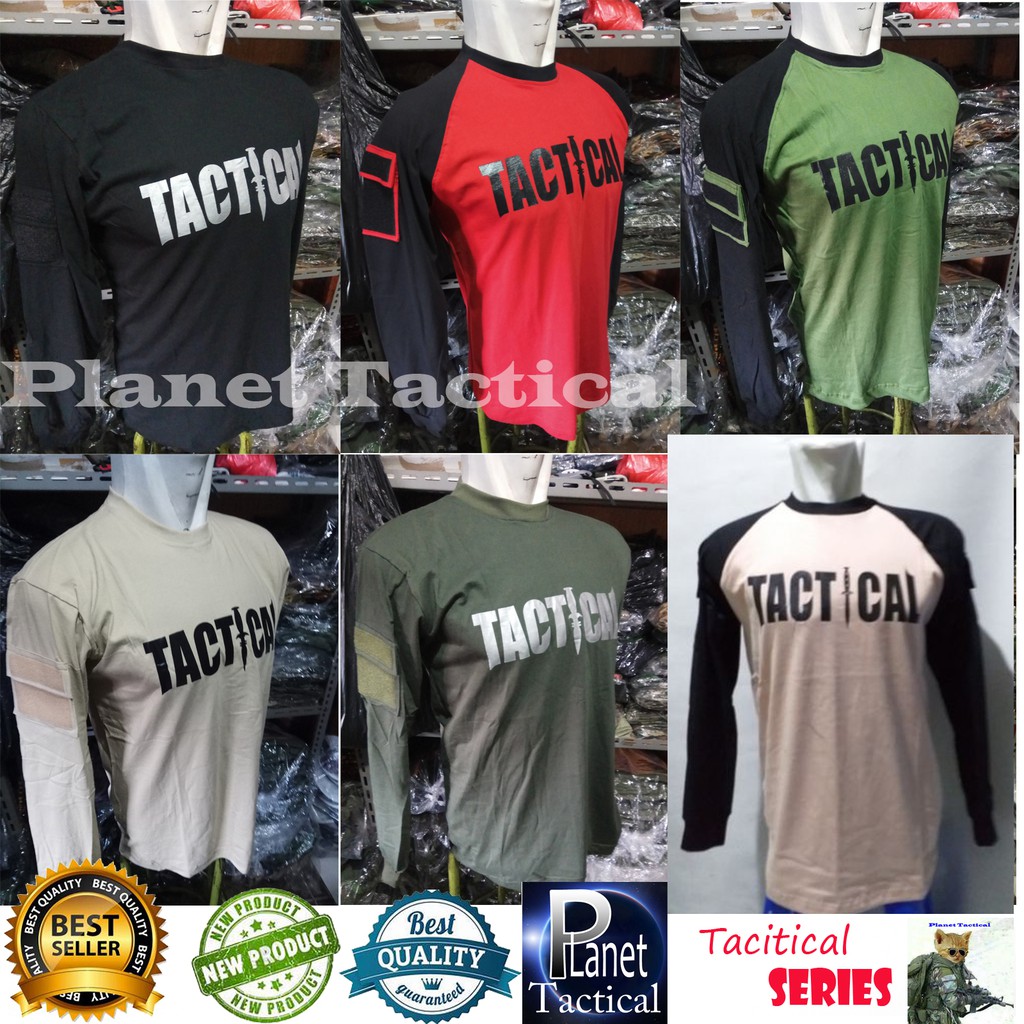 Kaos Tactical Lengan Panjang KAOS ARMY SERIES