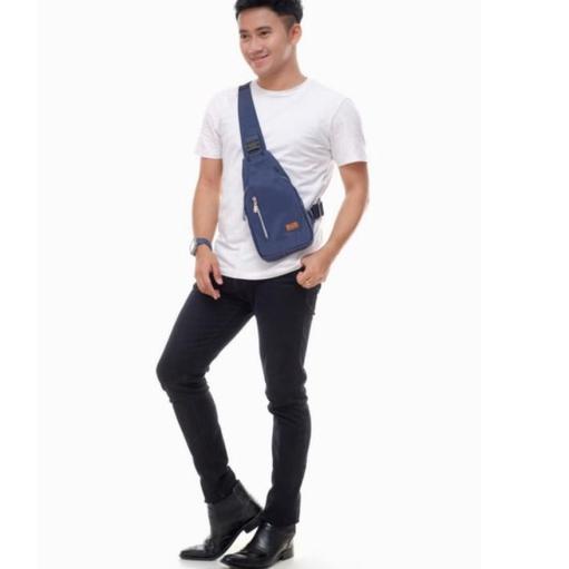 Barang Pilihan.. Waistbag Keenan by Biru Tsabita (Tas Cowok, untuk remaja dan pria dewasa)