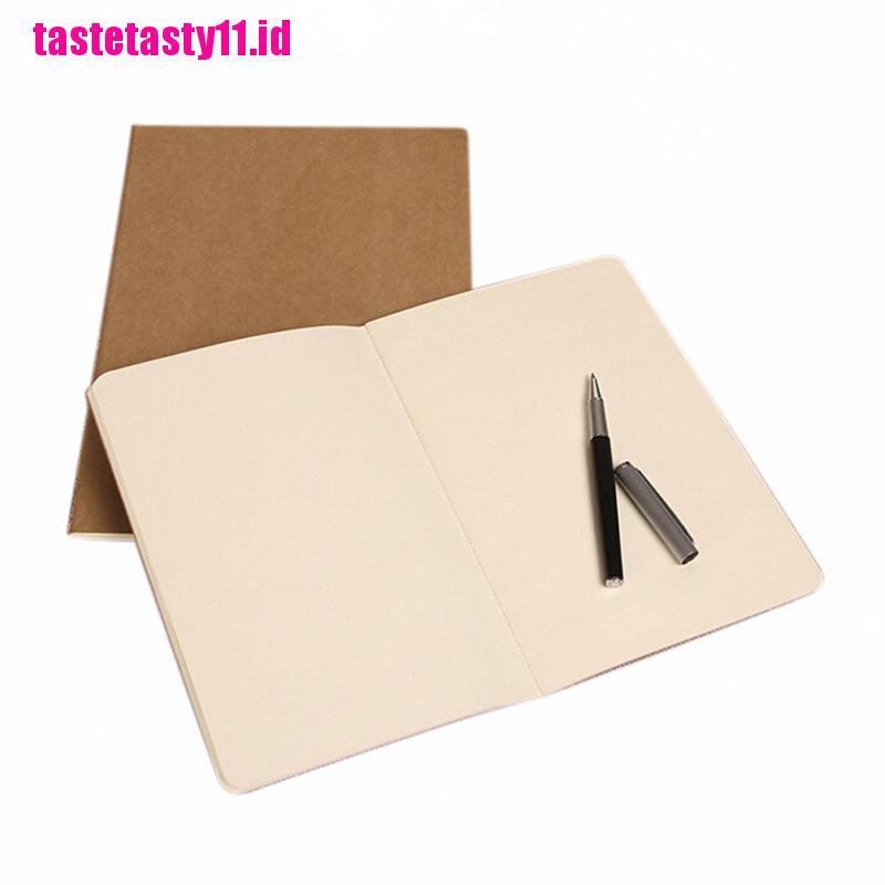 【TTID】Kraft paper notebook blank notepad book vintage journal notebooks