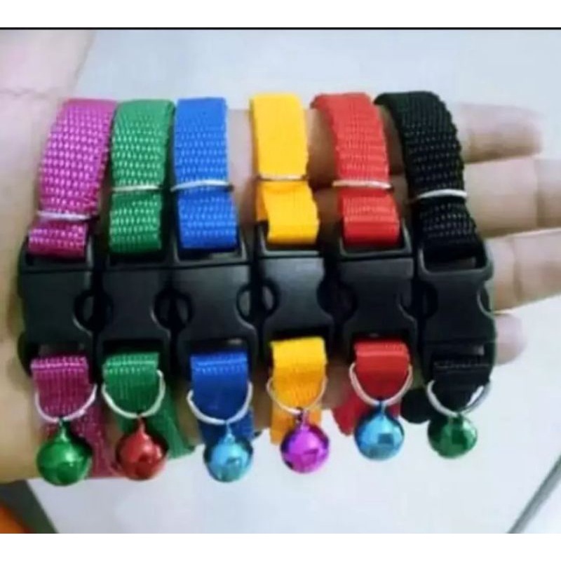 Kalung Kucing Lonceng Warna Random