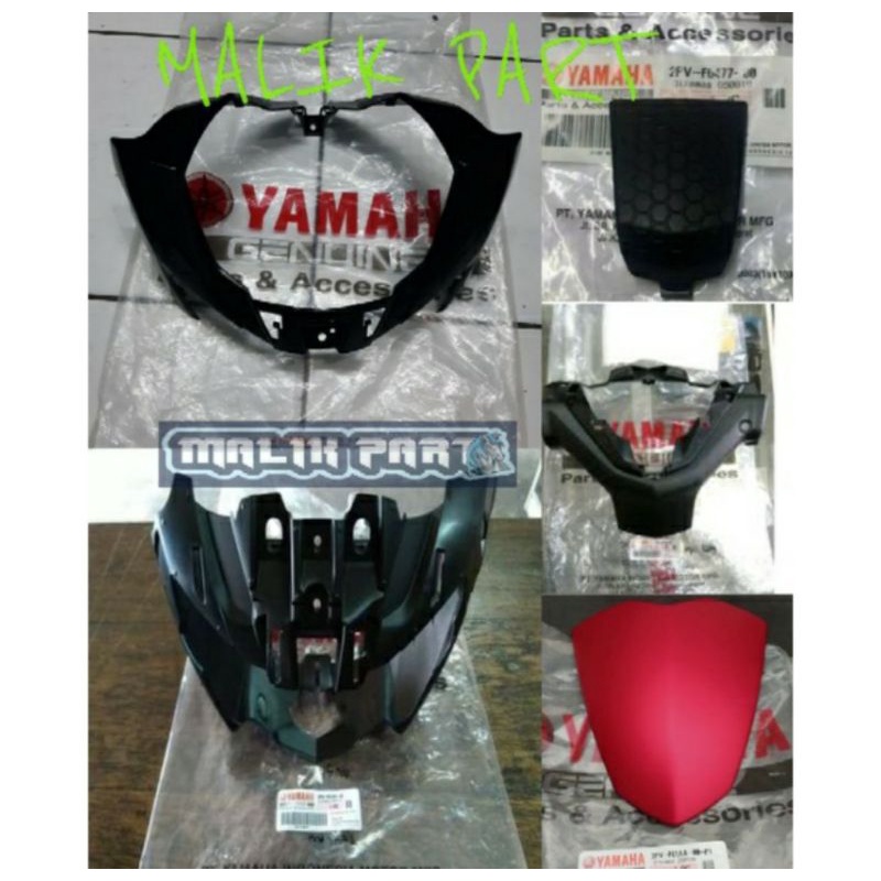 COVER BATOK DEPAN BELAKANG SPEEDOMETER SET YAMAHA JUPITER MX KING MX-KING NEW V2 LED HITAM MERAH DOF
