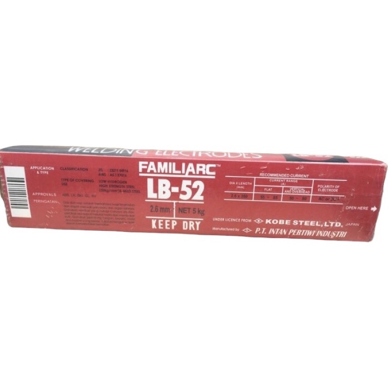 KAWAT LAS LB 52 2,6MM 5KG