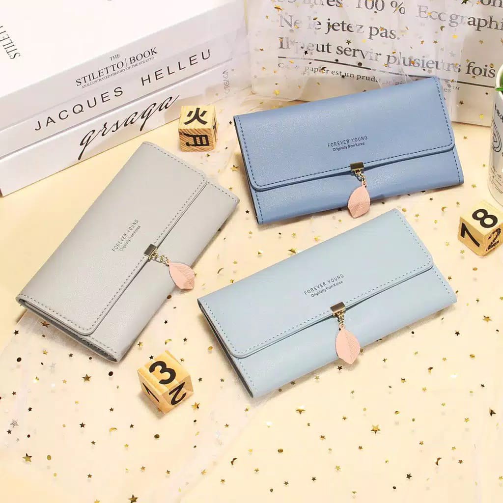 ♥DPS829♥B17 COD Dompet Wanita dompet panjang Impor dompet wanita Panjang Tipis real pic