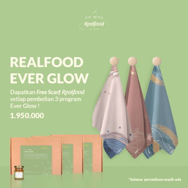 

Realfood Everglow (birdnest+kurma)