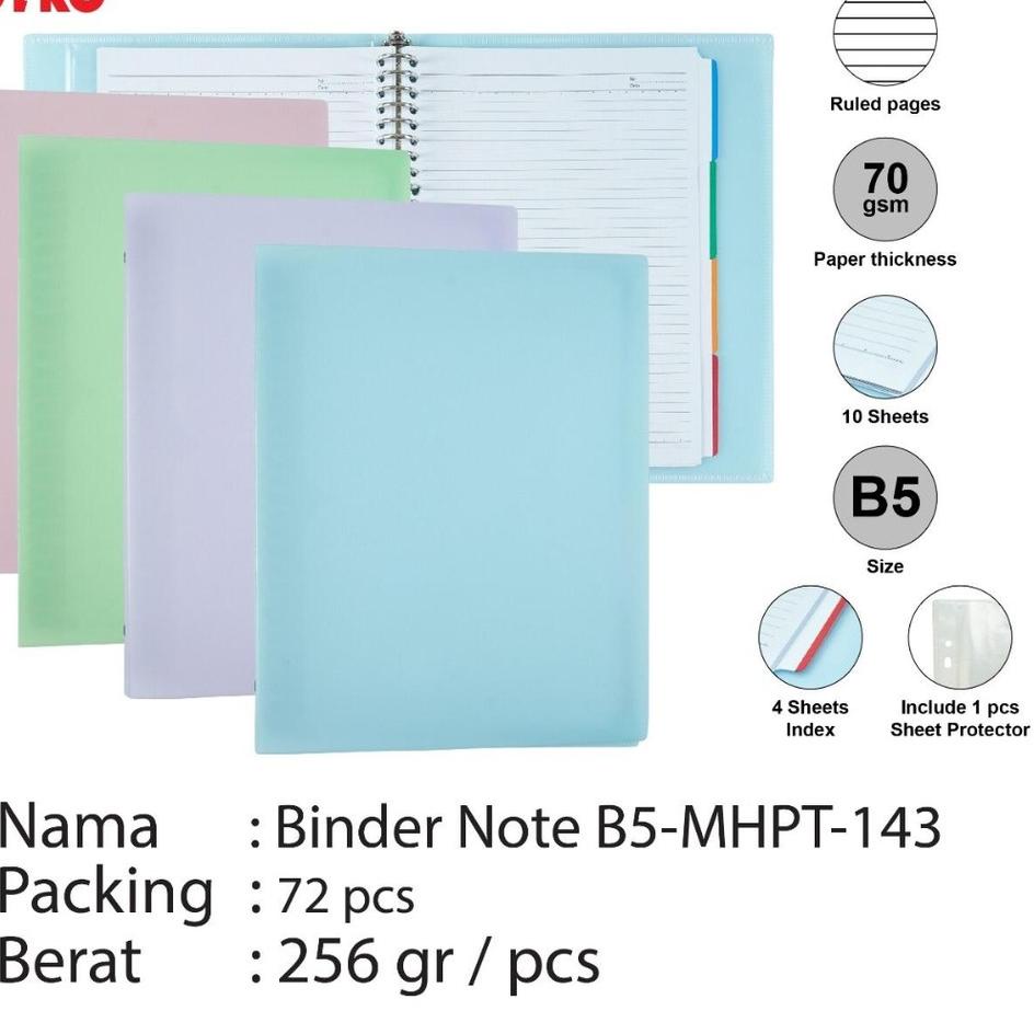 

CODE g5G0s-- Binder Pastel Besar B5 Joyko