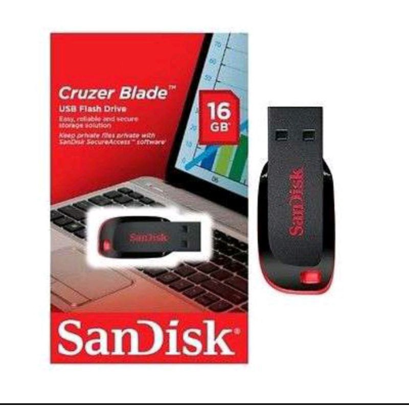 Sandisk FlashDisk 16GB - Sandisk Flash Disk 16 GB - Sandisk USB Drive 16g USB 2.0