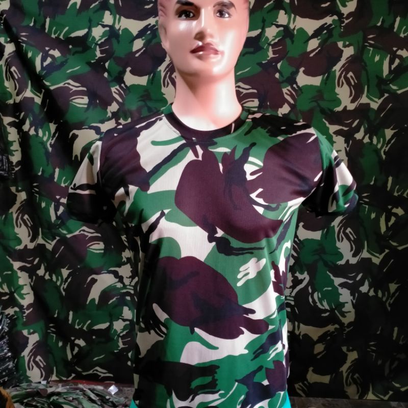 KAOS LORENG DRYFIT TERLARIS KAOS PDL DRYFIT /kaos loreng malvinas /loreng malvinas / kaos dryfit tni