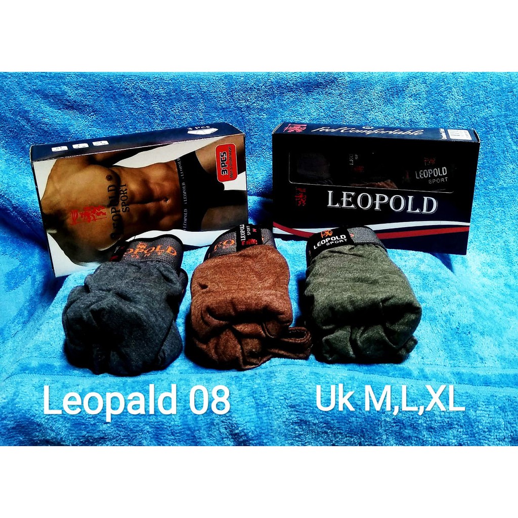 [3 PCS] Celana Dalam Pria LEOPOLD 08 .