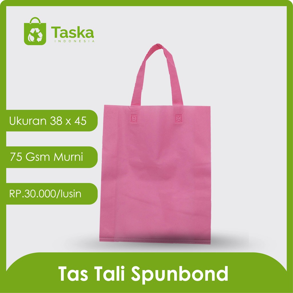 

Tas press spunbond tali 38x45 ( warna pink ) Rp.30,000/lusin