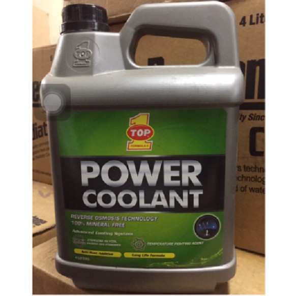 Air radiator TOP1 power coolant HIJAU - 4 liter