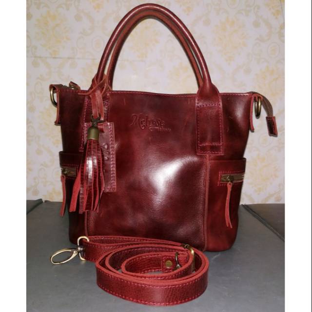 Tas Melrose leather preloved second
