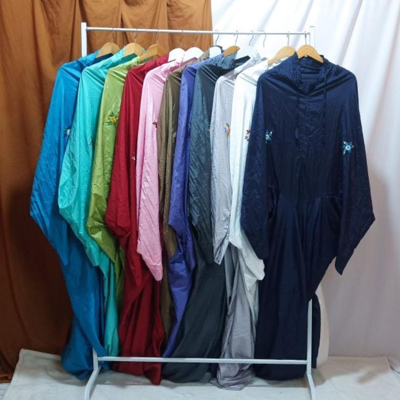 (Bisa Cod)Mukena Terusan Parasut Mukena Parasit Mukena Traveling Jumbo Adem Nyaman