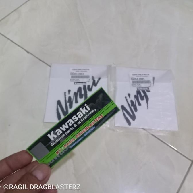 Stiker Striping Tangki New Ninja Rr Putih Se Original