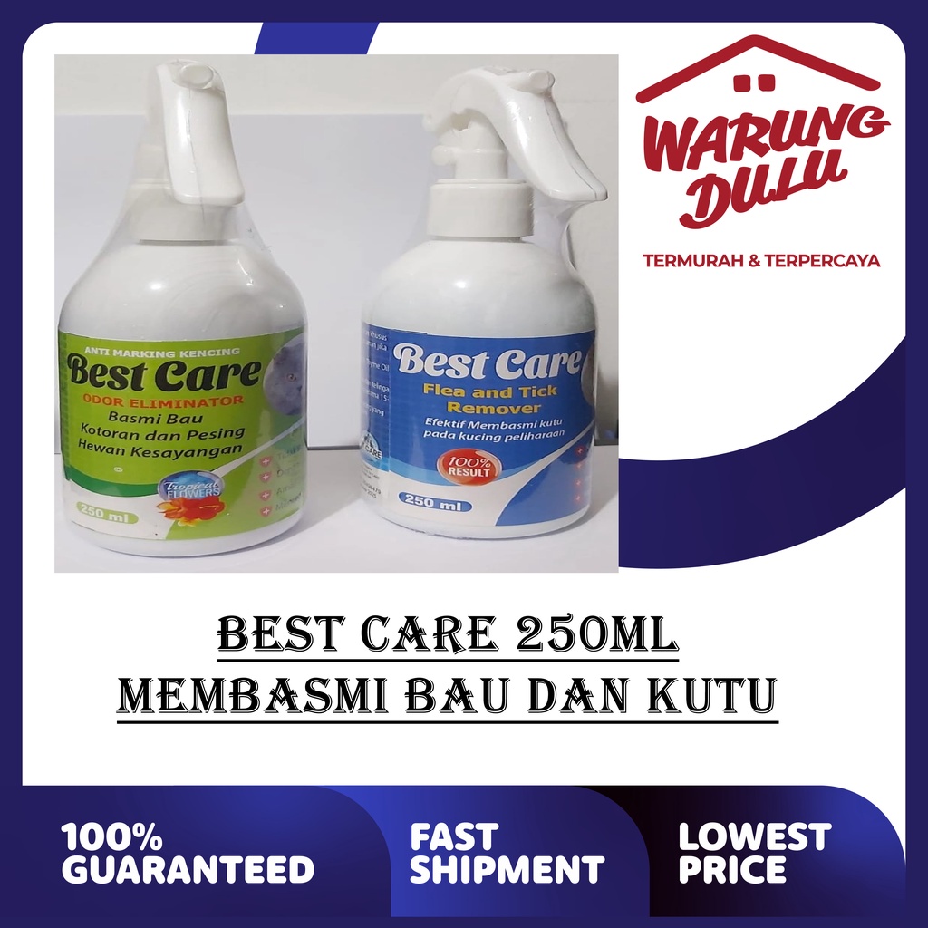BEST CARE 250ml- Penghilang bau kandang/pesing/kotoran kucing