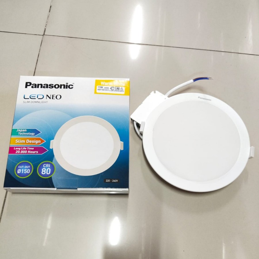 PANASONIC LAMPU DOWNLIGHT LED NEO SLIM 15W 15 WATT IB/TANAM