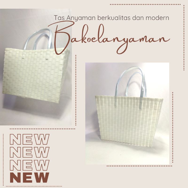 Tas Anyaman Bahan Kaca/Keranjang Anyaman ukuran kecil