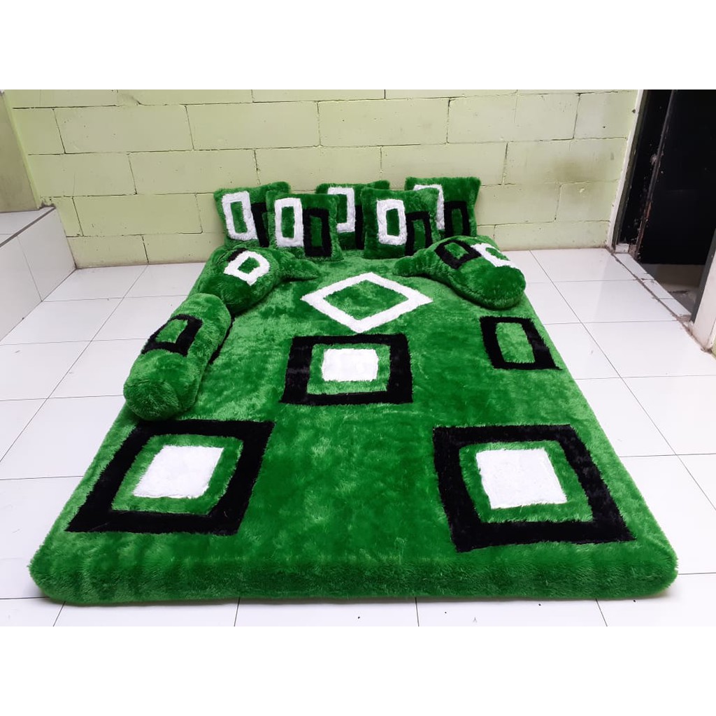 ★[Bisa CodSurpet / Ambal Bulu Rasfur Karakter 200x140x11,5cm / Karpet Lantai / Kasur Bulu_RatuKarpet