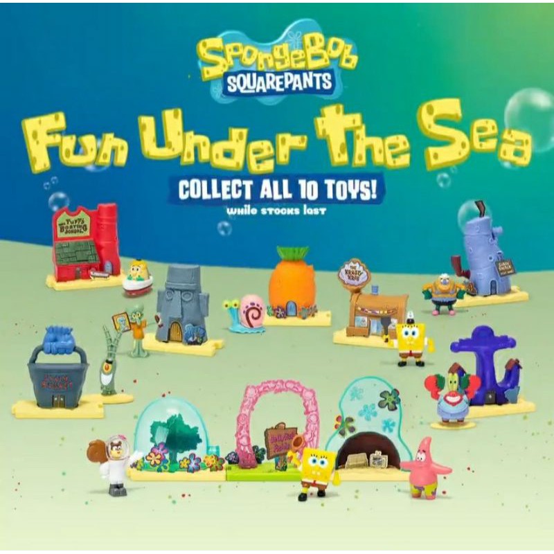 Happy meal Mcdonalds Spongebob 2021