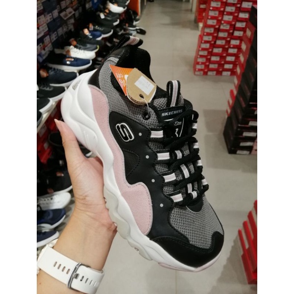 skechers 80443L/BKLP. skechers d'lites 3.0 zenway. sepatu wanita