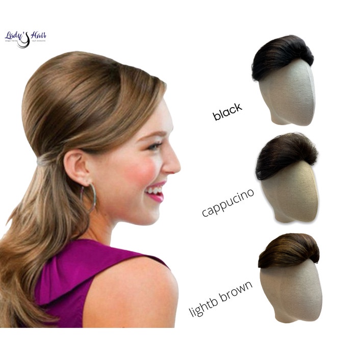 Tambahan Sasak Penambah Volume Rambut Penutup Uban Hairtop Sanggul