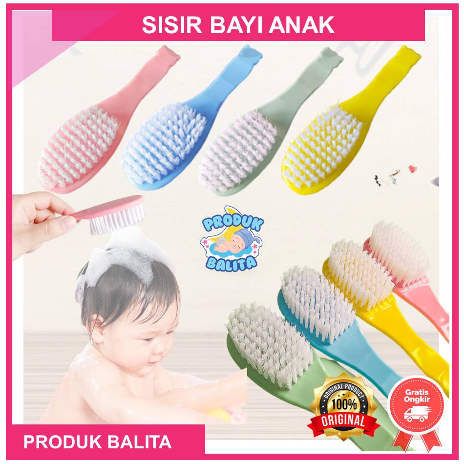 Sisir Mandi Bayi Sisir Bentuk Bayi Sisir Anak Bayi Sisir Sikat Pijat Mandi Baby bath Termurah