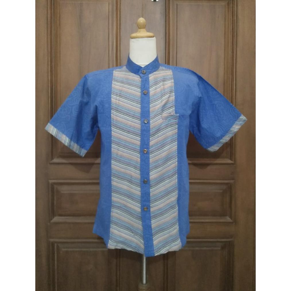 KOKO LURIK MODERN/KOMBINASI EMBOS/KEMEJA PRIA MODERN