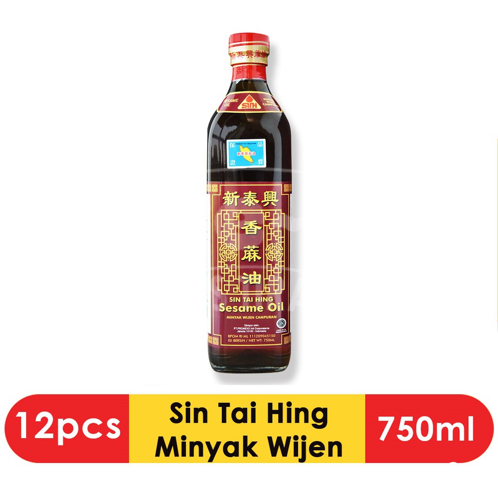 

SIN TAI HING Minyak Wijen [750 mL] - Multi Pack 12 pcs