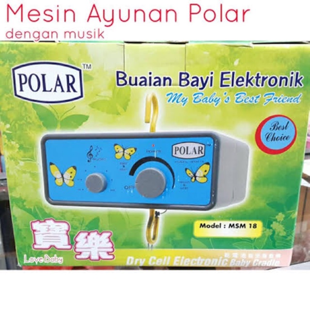 AYUNAN ELEKTRIK POLAR MUSIK MESIN AYUN BAYI LISTRIK MAKASSAR