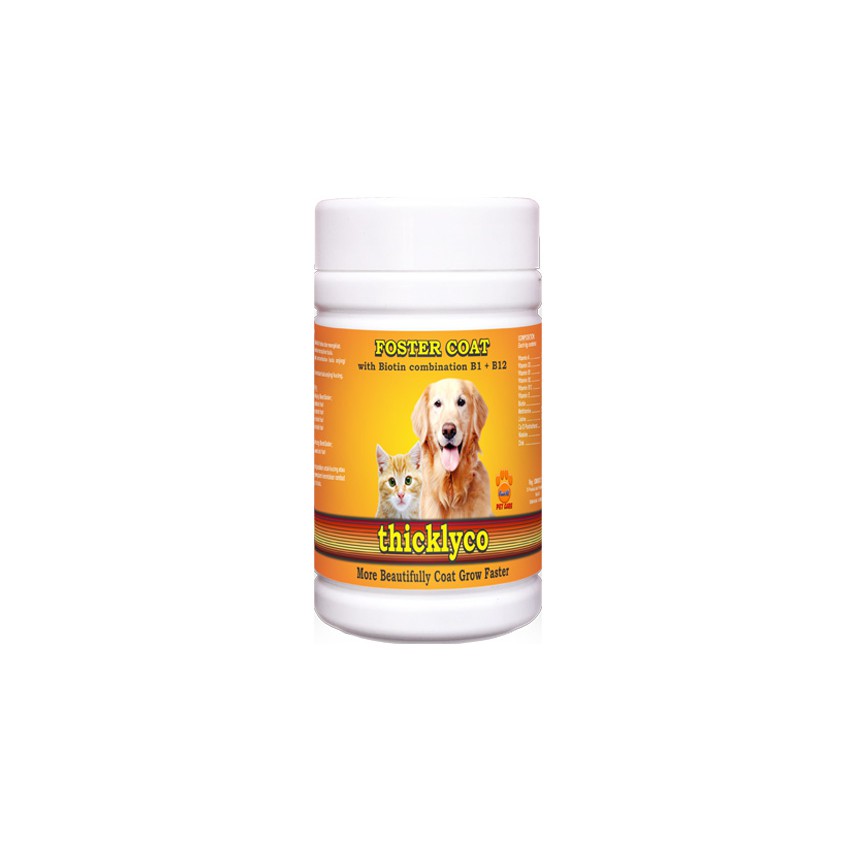 Thicklyco FOSTER COAT Vitamin Bulu Hewan / Kucing Anjing / Raid All