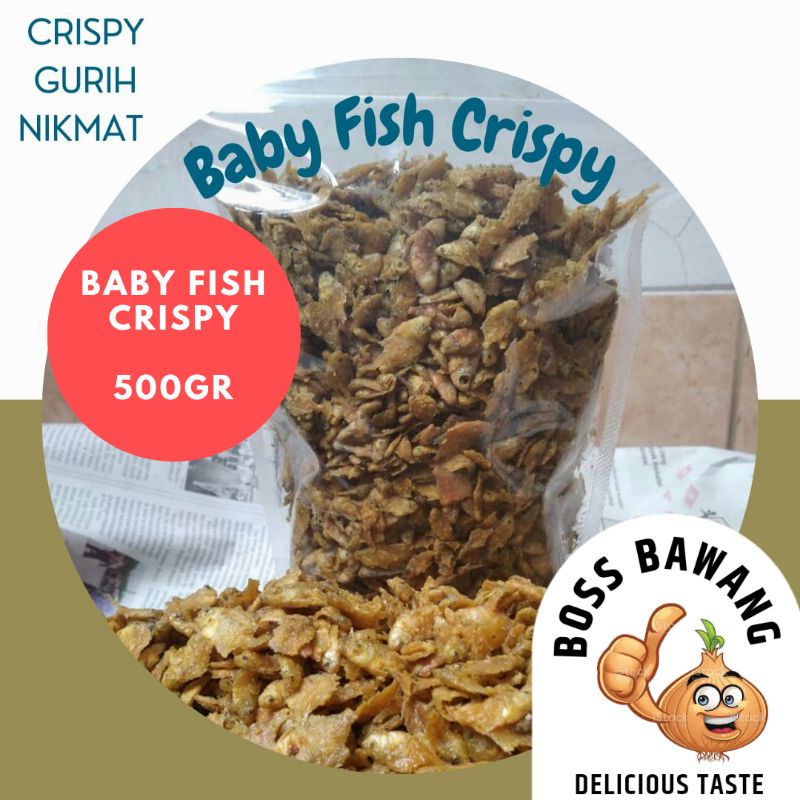 Jual Baby Fish | Baby Fish Crispy 500gr | Baby Fish Ikan Nila Crispy