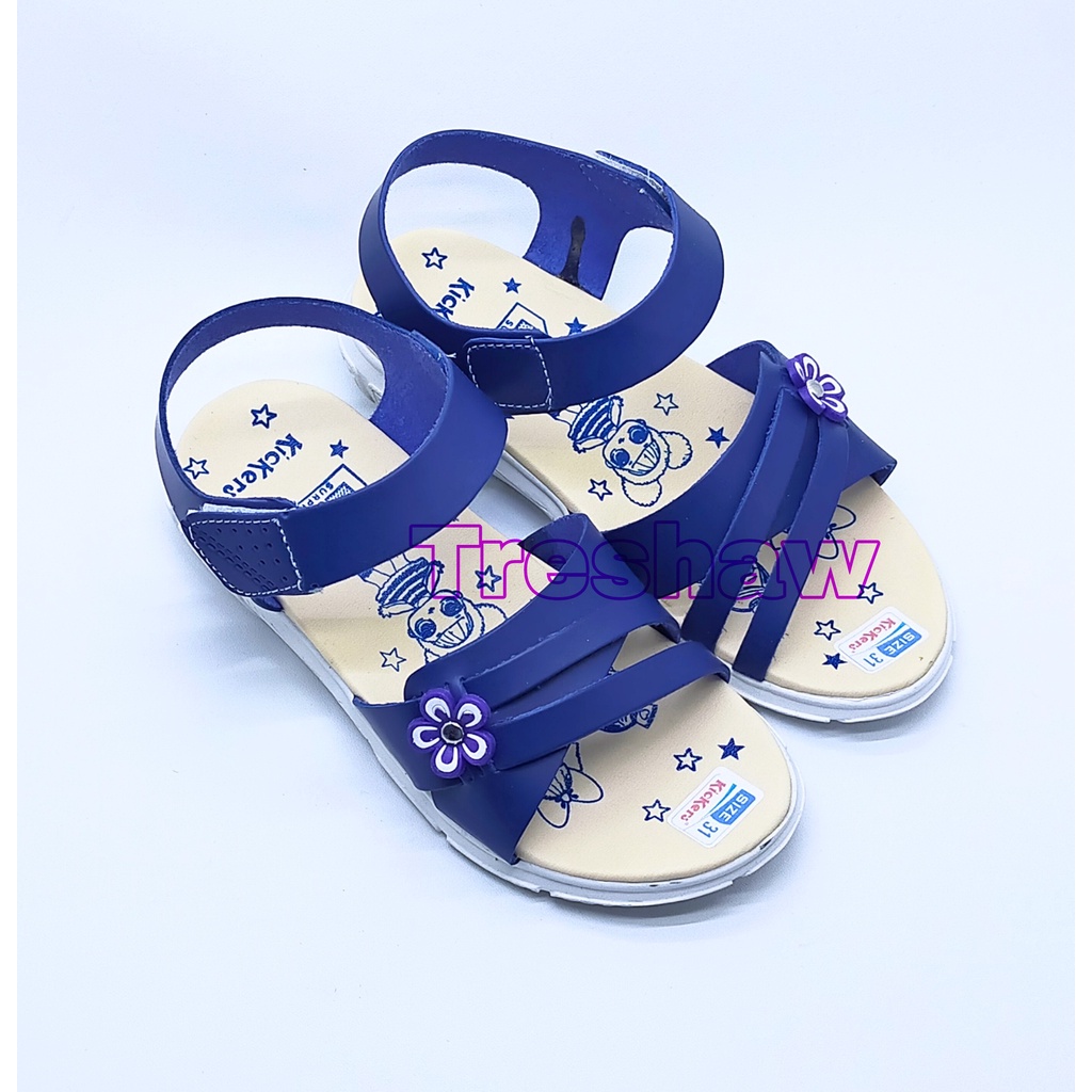 Sandal Anak Perempuan Kickers Slingback Model Terbaru | Sandal Anak Let | Sandal Anak Kickers | Sandal Import Anak