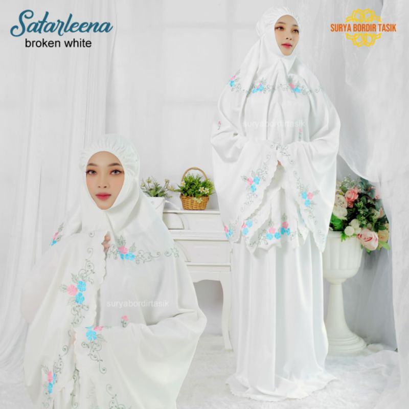 MUKENA SAFARLEENA KATUN BORDIR TASIKMALAYA