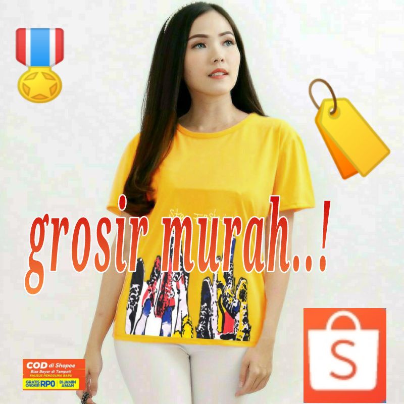 ef/KAOS WANITA MURAH/ATASAN KAOS WANITA GROSIR TERMURAH