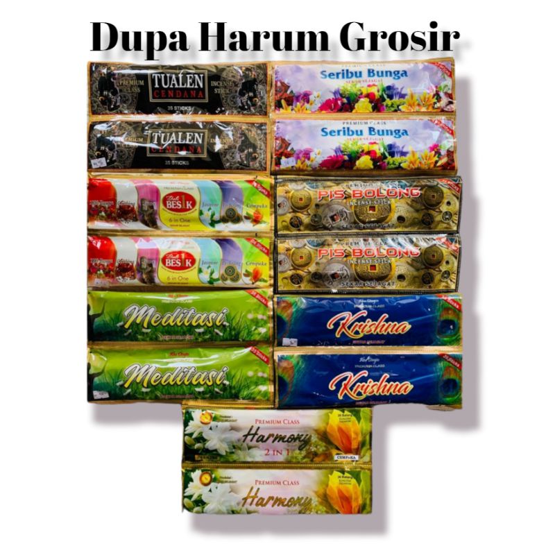 Dupa Hio wangi aromatic 6 aroma renteng