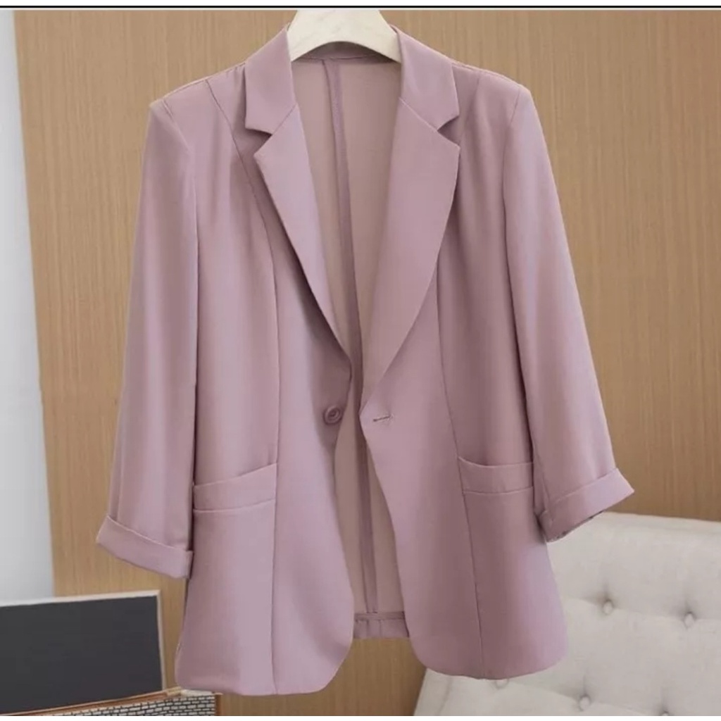 KIARA BLAZER atasan outer/formal/M-L-XL/BLAZER WANITA/TERBARU