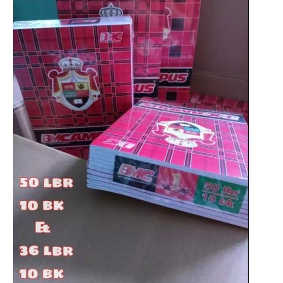 

Flash Sale - BUKU TULIS BMCAMPUS ISI 36 & 50 LEMBAR UKURAN BOXY 1 PACK 10 BUKU ✔