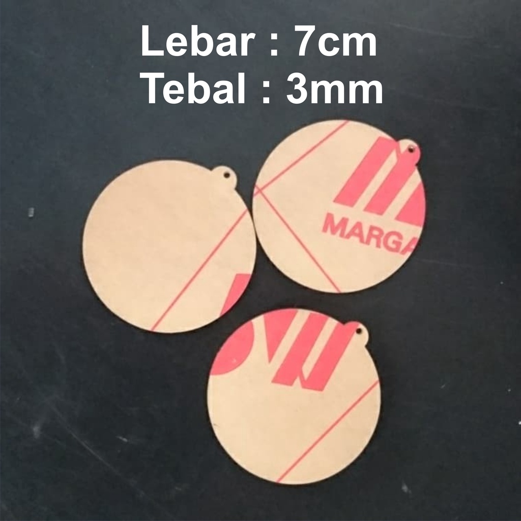 

Bahan Medali Akrilik Bulat Tebal 3mm Diameter 7cm