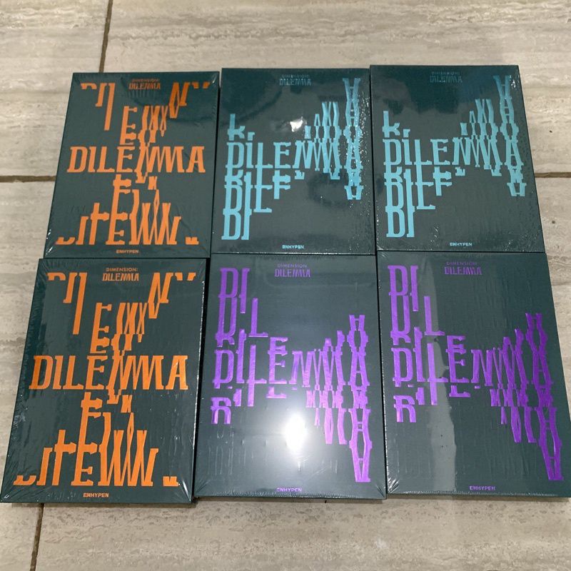 (FULLSET) SEALED ALBUM ENHYPEN DIMENSION DILEMMA OFFICIAL
