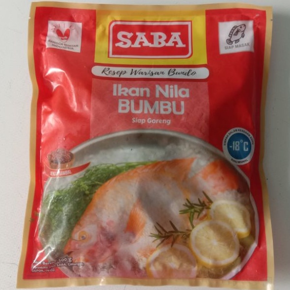 

Ikan Nila Bumbu SABA / Ikan Nila siap goreng 500gr