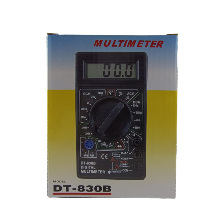 Multimeter Digital DT830B Tester DT 830 B Avometer DT-830B