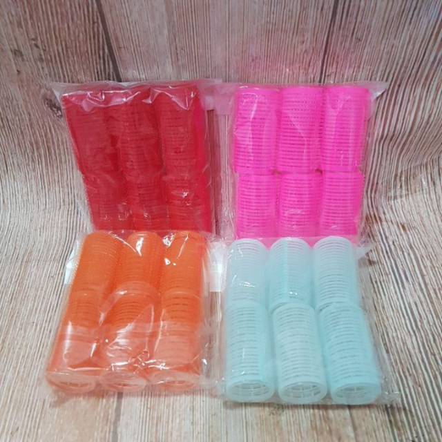 Roll rambut / Hair rollers 3 inch isi 6